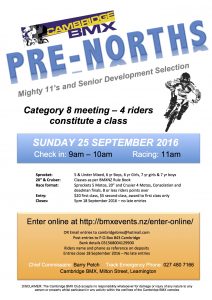 2016 Pre-Norths Flyer